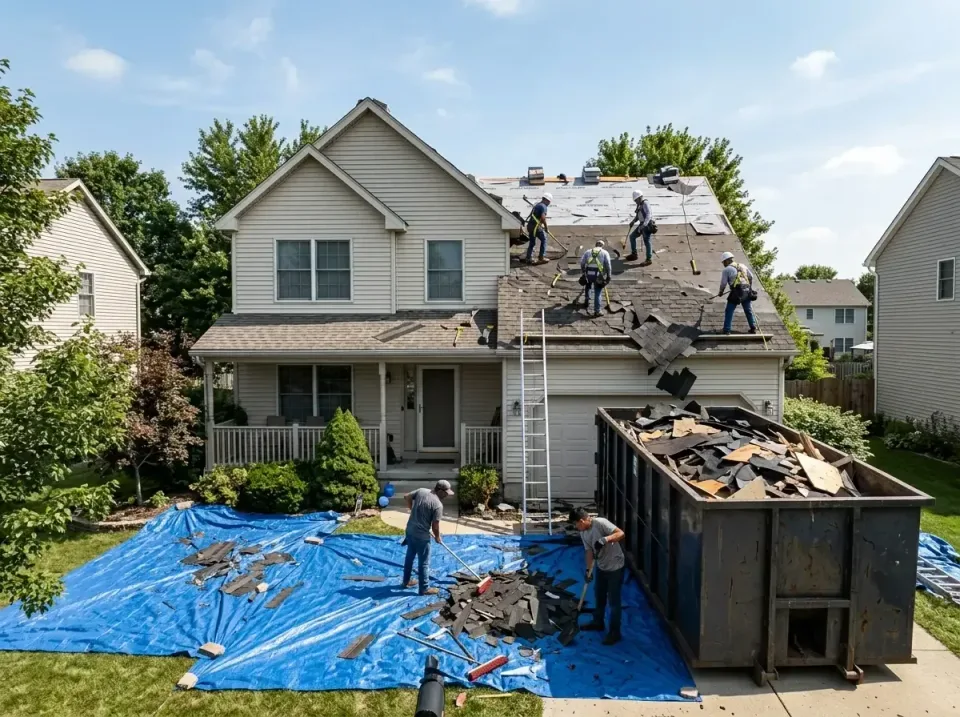roof-replacement-debris-remova-004 — frequently asked questions, Cheapest Dumpster Rentals in Hermosa Beach, CA